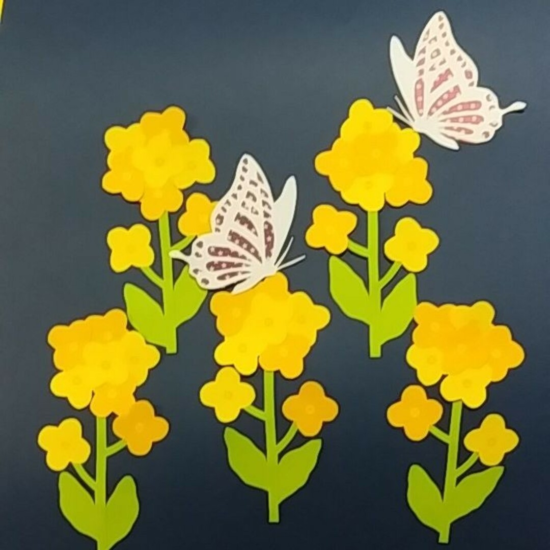 菜の花の工作製作 10選 簡単おすすめ高齢者・小学生・幼児保育向け介護の１２３