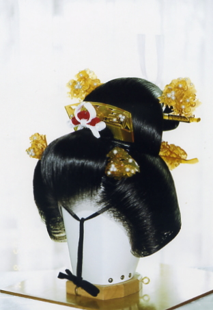 文金高島田 かんざし 婚礼花嫁 文金高島田かつらしげもり 花嫁