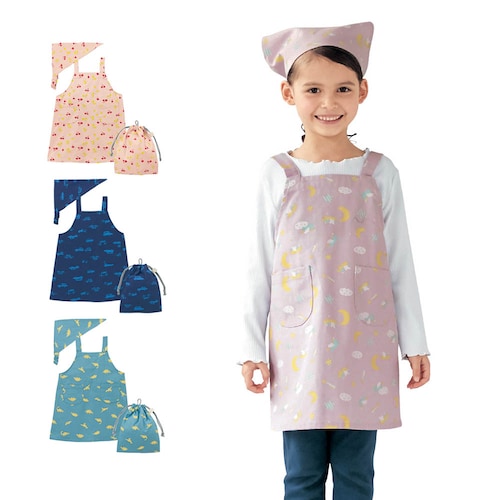 百円図鑑セリア こども用三角巾 くまパンダ