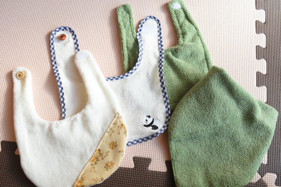 １００均ガーゼハンドタオルで☆スタイの作り方 手順3スタイ・よだれかけベビー・キッズ アトリエハンドメイドレシピ 作り方 と手作り 情報サイト