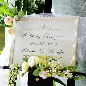 ウェルカムボード＆結婚式のお祝いで使える英語メッセージ文例VERANDAHERモノトーン素材とインテリア雑貨