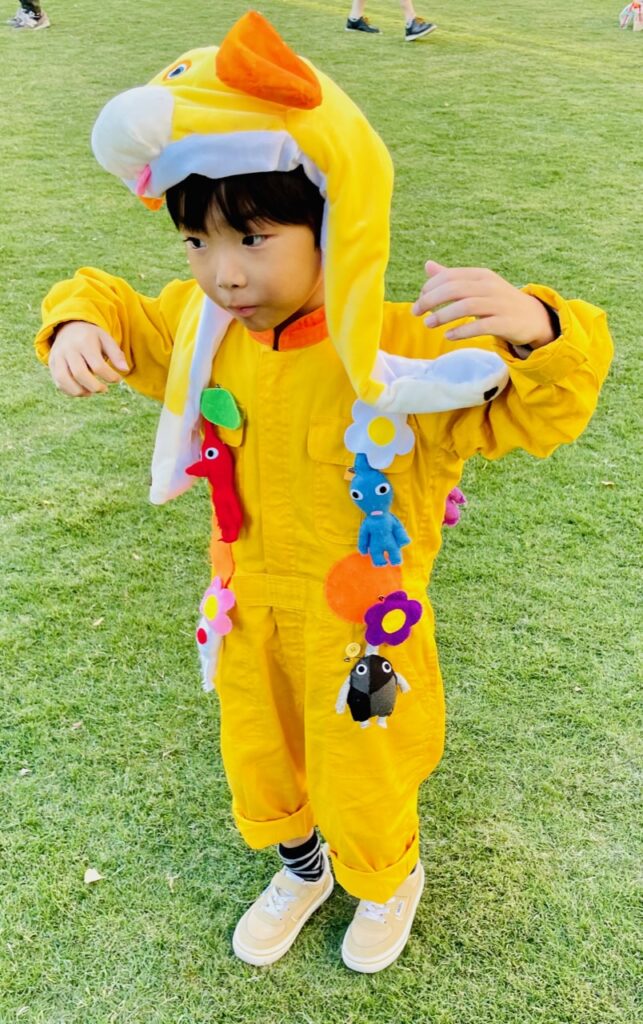 ピクミン風コスプレ子供用黄ピクミン