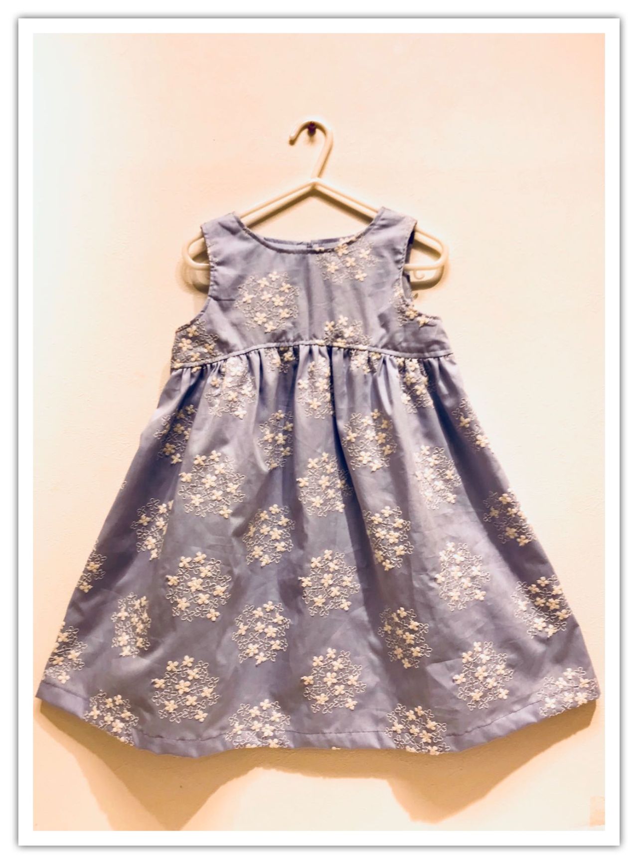 クルクル回りたくなる♪ こども用ふわふわフリルのＡラインワンピース １００・１３０サイズ の作り方nunocoto fabric