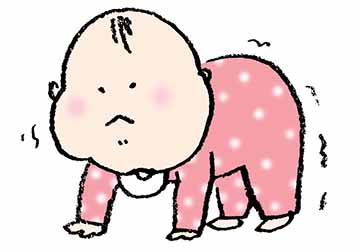 四つん這いになった赤ちゃんイラスト - No: 22923153無料イラスト・フリー素材なら「イラストAC」