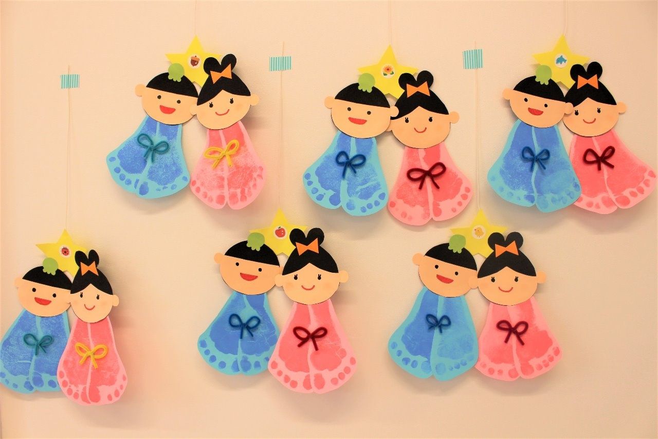 みんなの織姫・彦星＜乳児さん編＞〜七夕にちなんだ製作遊び〜保育と遊びのプラットフォーム ほいくる