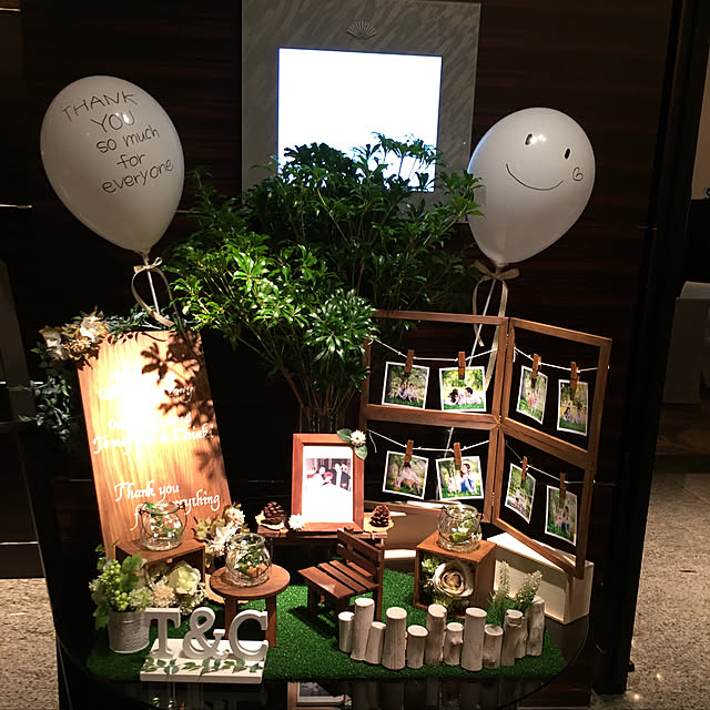 結婚式のウェルカムスペースも100均で！ダイソー・セリアなどおすすめ紹介