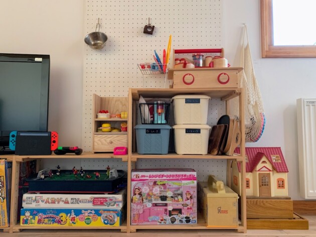 シンプルデザイン キッズ収納家具シリーズ CREA クレア 棚付絵本ラックおしゃれで安い家具通販 イーセレクトショッピング