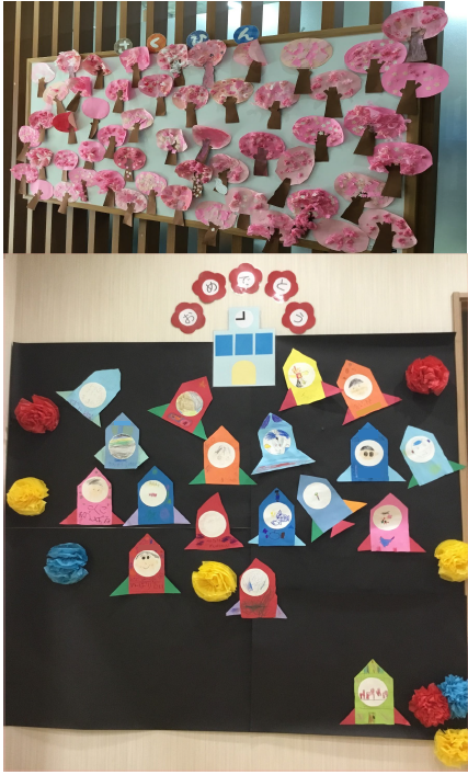 卒園式の壁面と飾り付けアイデア実例