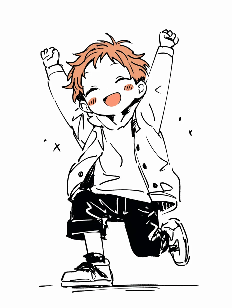 元気な男の子 イラスト素材3758653- フォトライブラリ