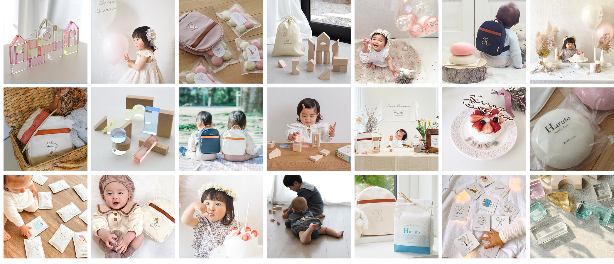 コラージュポスター・ベビーポスター・1歳のお誕生日 記念ポスター - SIMPLELIFE18'S GALLERYminne byGMOペパボ国内最大級のハンドメイド・手作り通販サイト