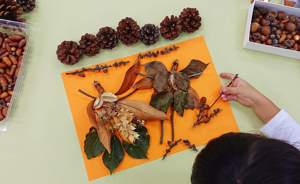 11月 製作 3歳児 どんぐり 毛糸TikTok