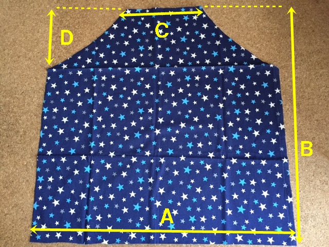 キッズエプロンの作り方 女の子すみれハイツ２０２号室