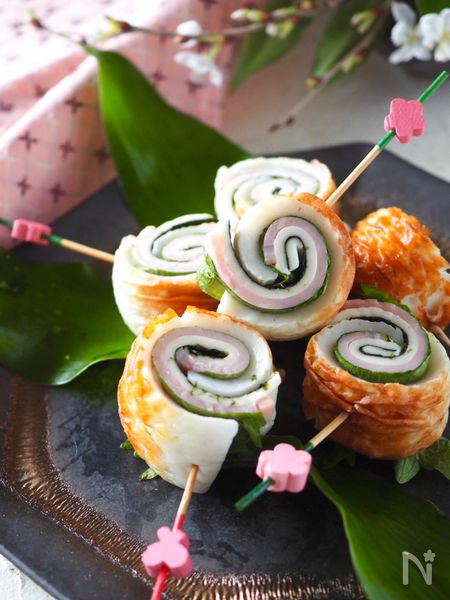 かわいいお弁当のおかず✿かにかまのきゅうり巻き❤