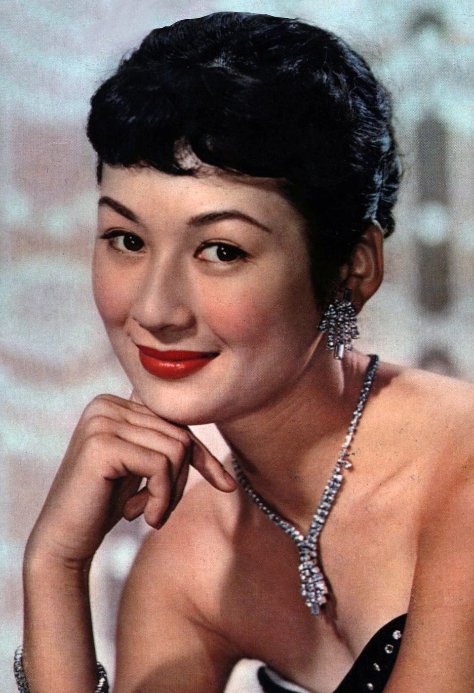 ub51184『別れの茶摘歌 忘却の花びら』B3判ポスター 池部良 馬野都留