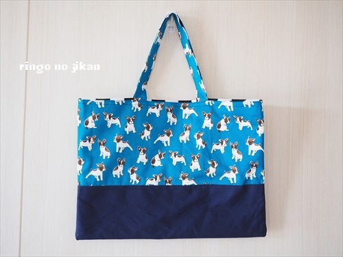 キルティングレッスンバッグの作り方裏地なしでとっても簡単です！KANAMARI かなまり