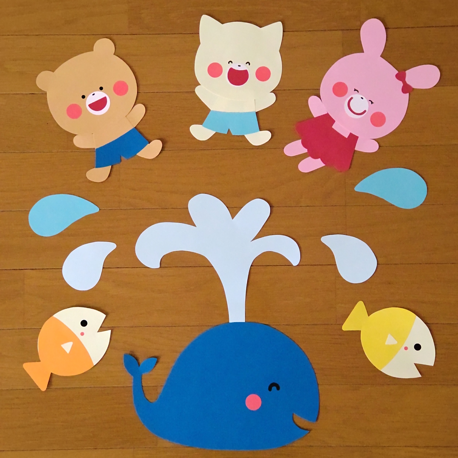 壁面・製作・おりがみ 8月の保育アイデア 保育士ワーカ