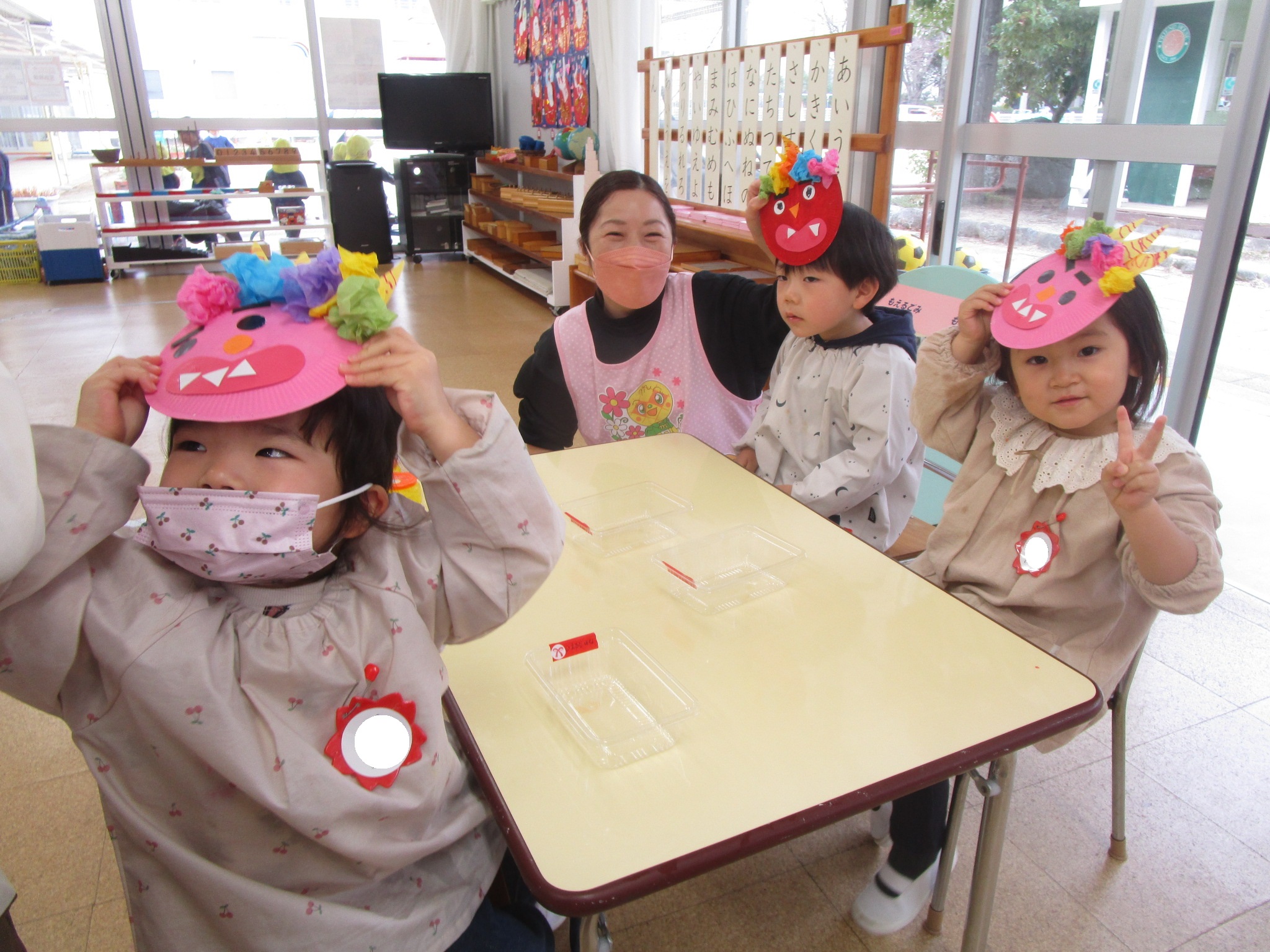 ２月の制作におすすめ♪ 鬼 のお面で楽しい節分を～１歳児向け～幼保就活教えてinfo+