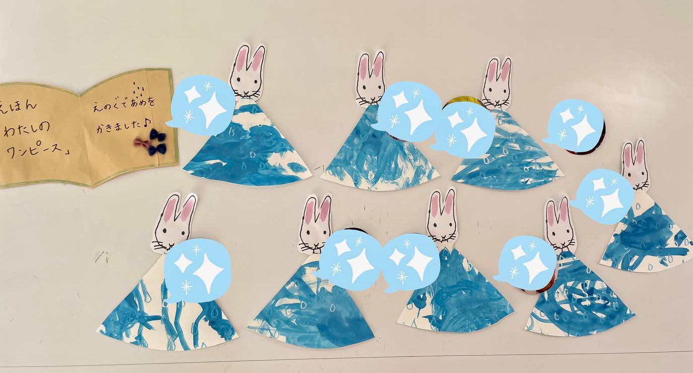 3月の製作をしましたぶろっこりーの森保育園