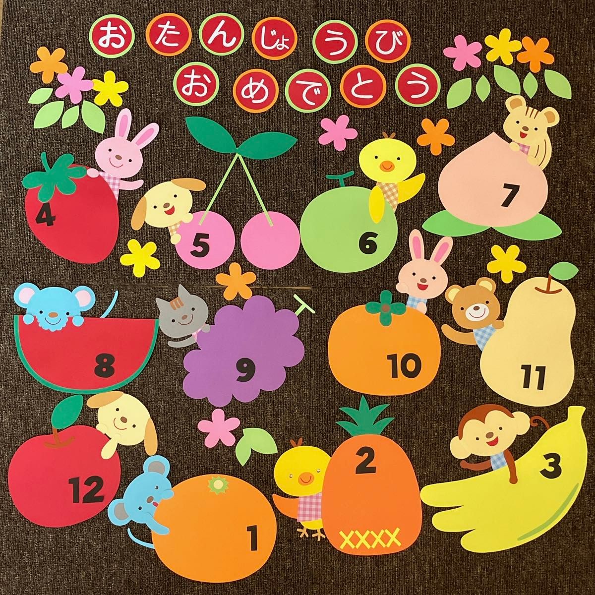 ポット別冊付録 誕生表案 「マトリョーシカ風のお誕生表」イラストレーターたかしまよーこWEB nicotte ◇子供向け・絵本・児童書・教材・動物のかわいいイラスト