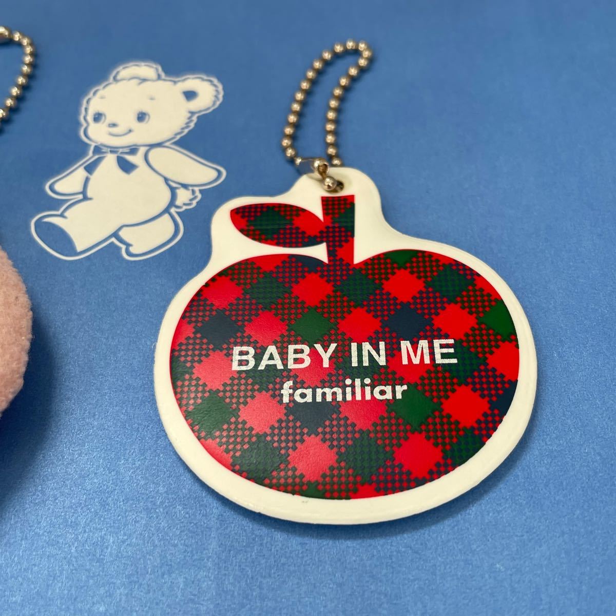 マタニティキーホルダー♡マタニティマーク♡おなかに赤ちゃんがいます♡ファミリアチェック♡ファミリア 雑貨・その他 la♡cerise 通販15146197Creema クリーマ