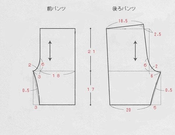 サーカスパンツの型紙子供服の型紙・パターンショップのソーイングママ