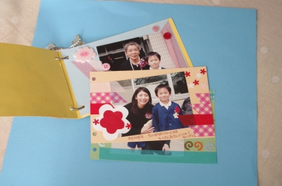 先生への卒園アルバム～個人ページも簡単かわいく☆～赤ちゃん・子供のアルバム手作りブログ