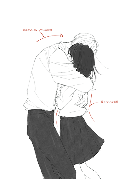 ポーズと体形『お膝抱っこ』 - CLIP STUDIO ASSETS