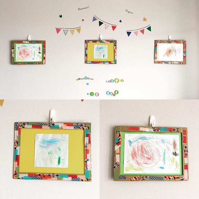 子供の絵を飾るのインテリア実例RoomClip ルームクリップ