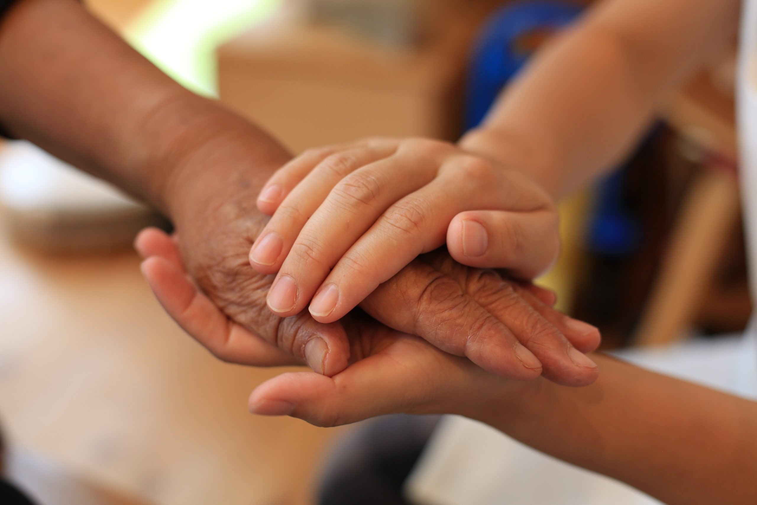 おばあちゃんのきれいな手の写真・画像素材-Snapmart スナップマート