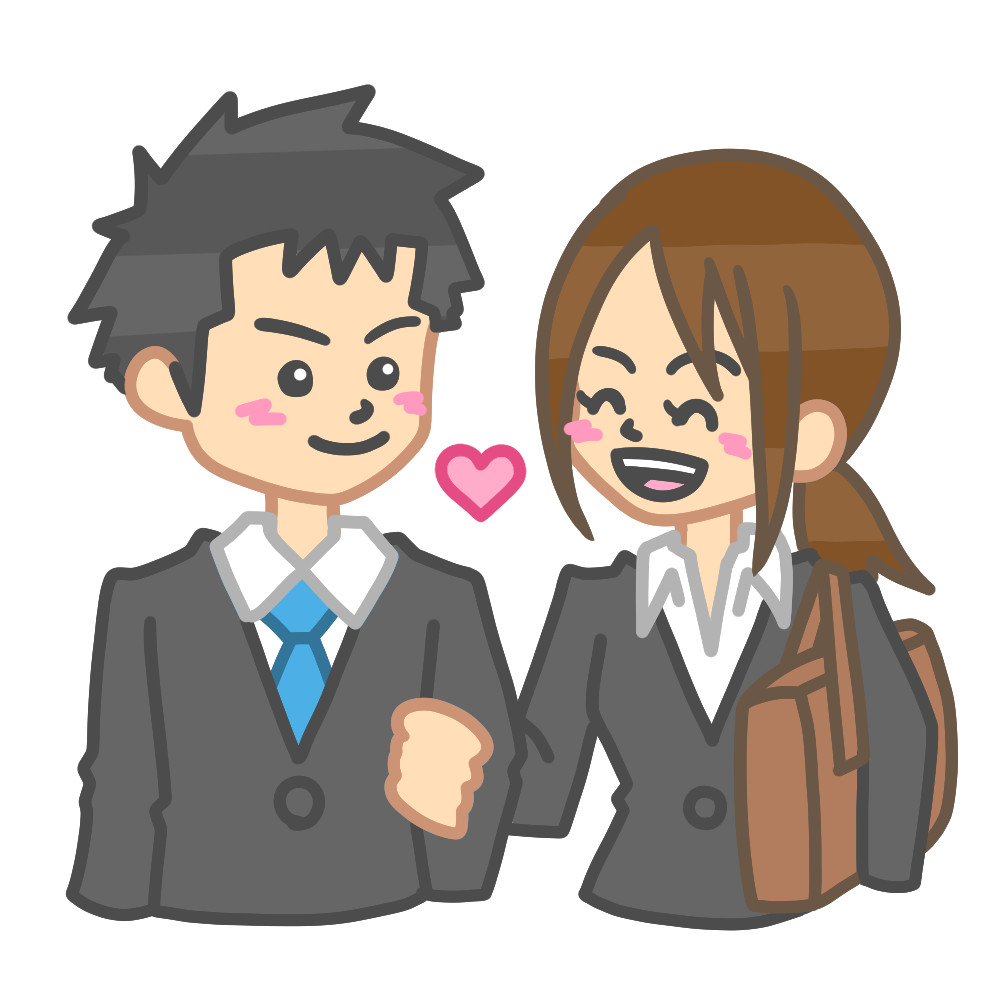 腕を組むカップルイラスト - No: 1454490無料イラスト・フリー素材なら「イラストAC」