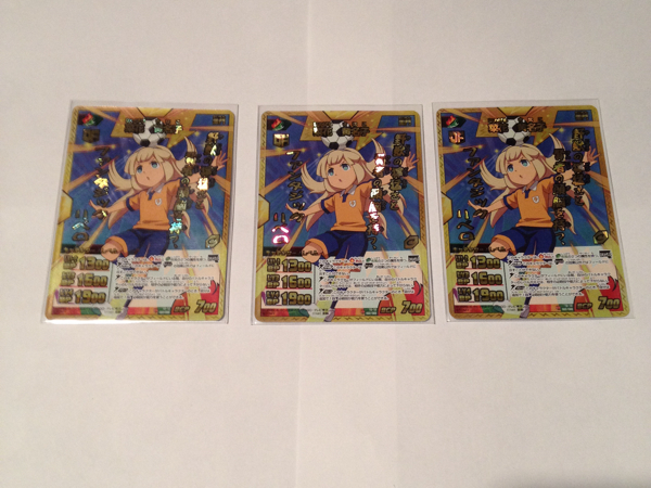 Amazon限定イナズマイレブンGO 菜花黄名子 ブロマイド食べ物おもちゃ