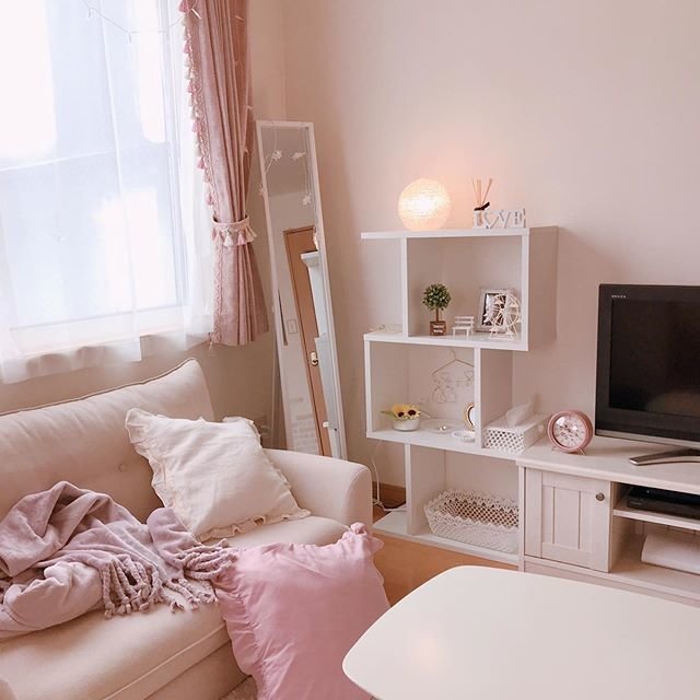 一人暮らし かわいいものが好きのレイアウト・おしゃれなインテリアコーディネートの実例RoomClip ルームクリップ