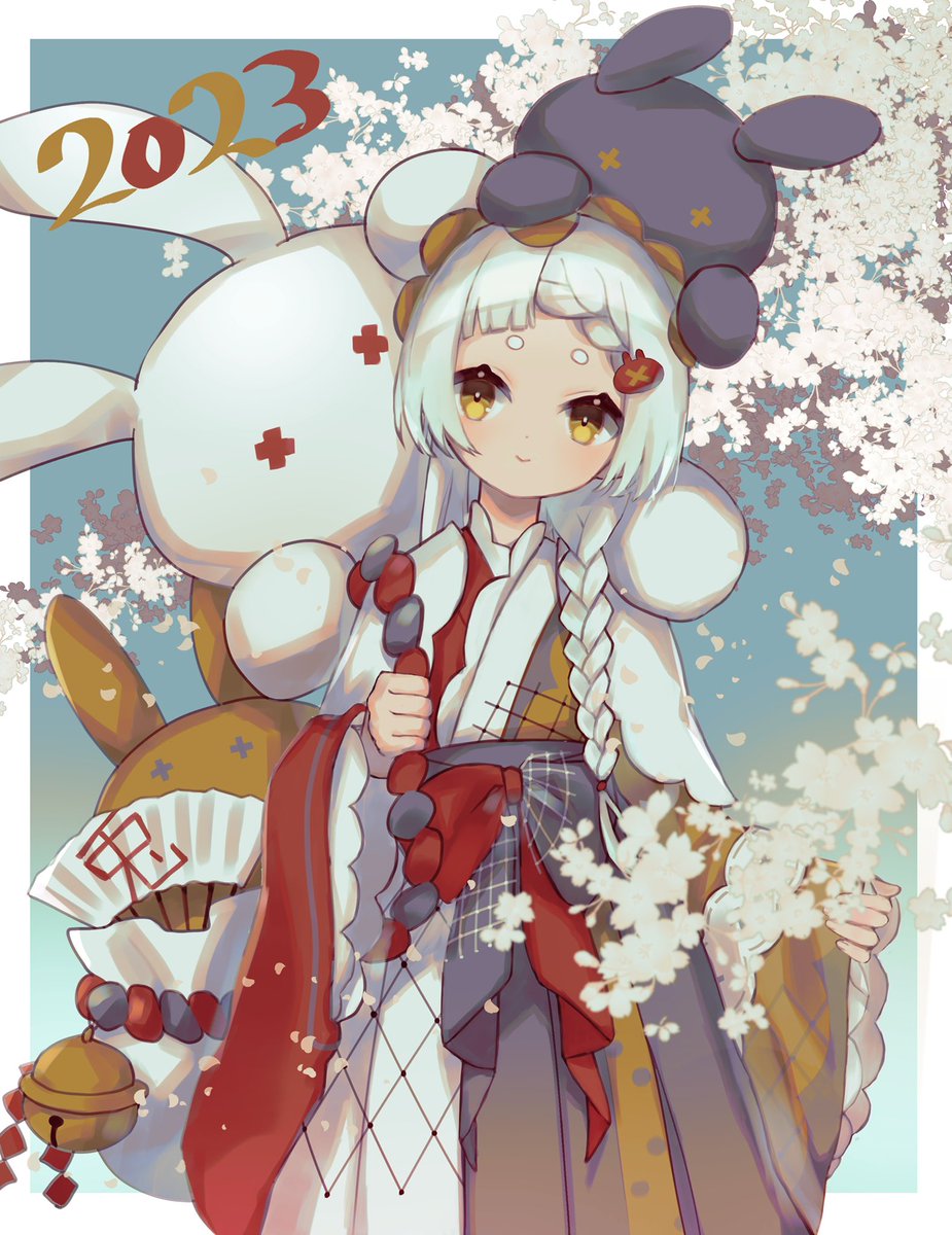 トイプードルお正月の正装女の子 戌年2018干支無料イラスト81950素材Good