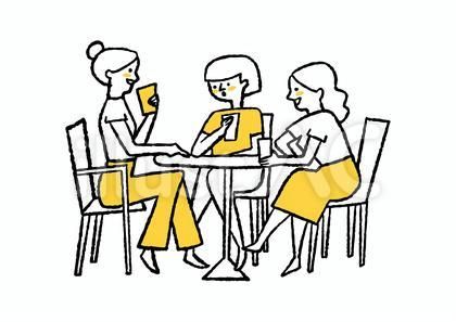 お花見女子会のイラスト - いらすと本舗