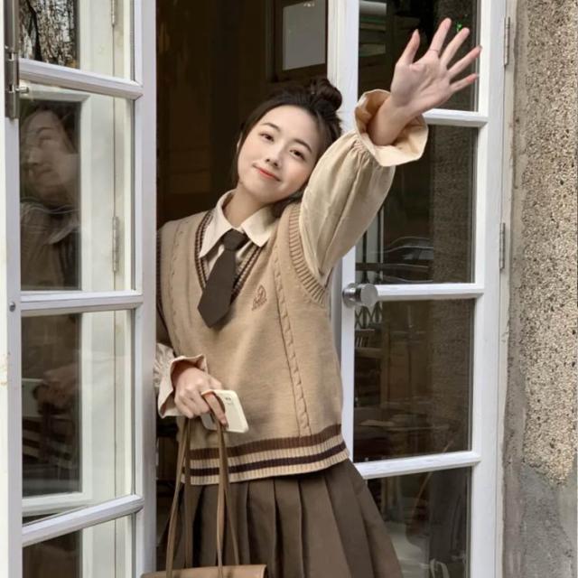 セーラー服 コスチューム 学生 スクール ギャル 学生服 かわいい 制服 女子高生 スカート リボン 3点セット コスプレ 衣装 レディース 春秋長袖 スクールシャツ