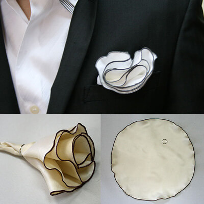 結婚式にふさわしいポケットチーフの選び方！おすすめの折り方も紹介スーツ事典