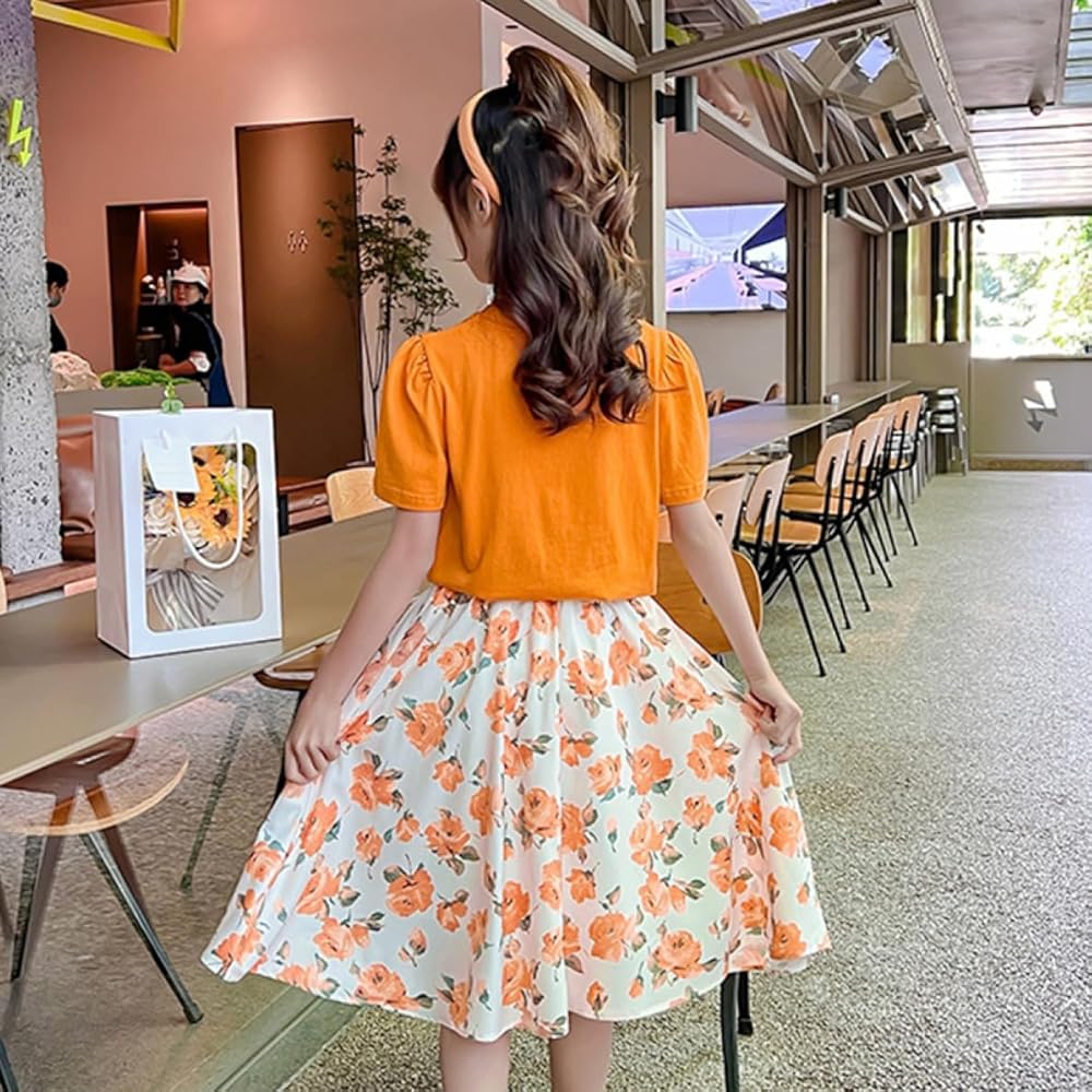 キッズのスカート オレンジ 橙色系・ショート・ミニ丈 ファッション通販 - ZOZOTOWN