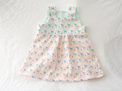 子供用シンプルでかわいいワンピースの作り方 無料型紙あり ぬくもり