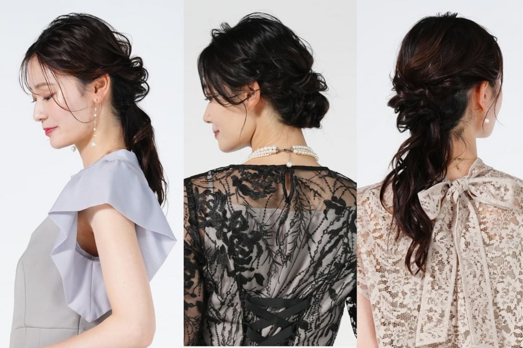ロング編 結婚式のお呼ばれヘア特集 簡単なセルフアレンジも解説