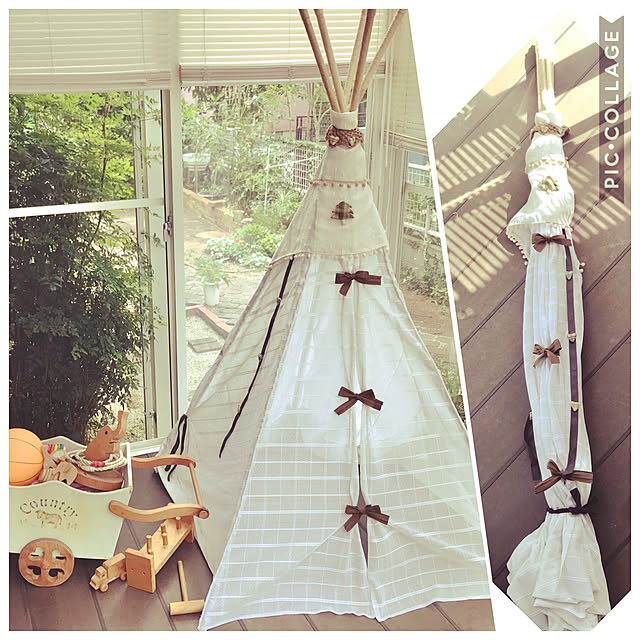 ティピーテントの作り方100均の材料で手作りキッズテント！子供の行事・お祝いAll About