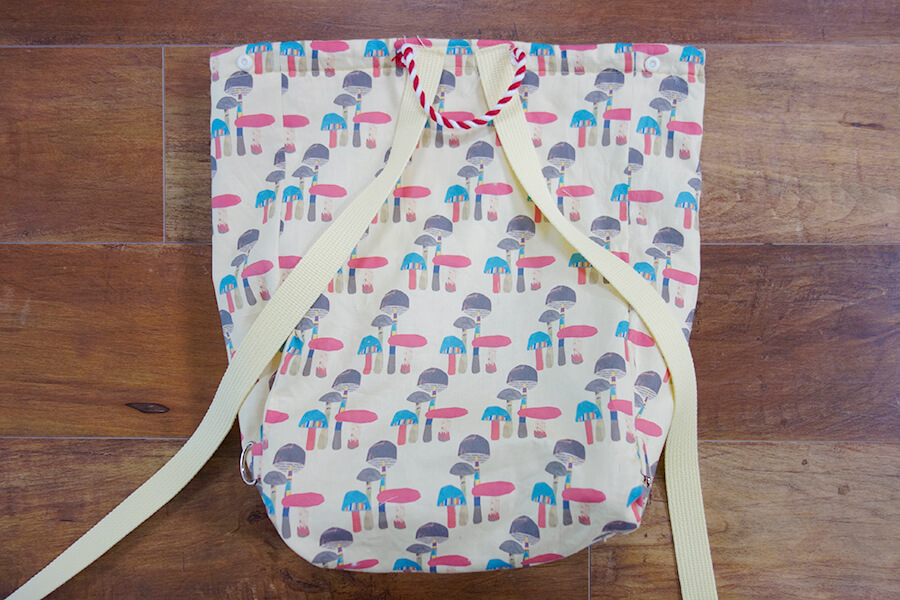 こどものおでかけリュックをかわいく手作！りキルティングリュック 型紙 作り方 初心者向け S・Mセット