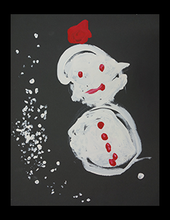 クリスマス手作りおもちゃの作り方雪だるま工作で子供向けクリスマス工作保育