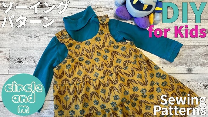 型紙で作るジャンパースカートの作り方 80~130ｃｍサイズ- ハンドメイドチャンネル