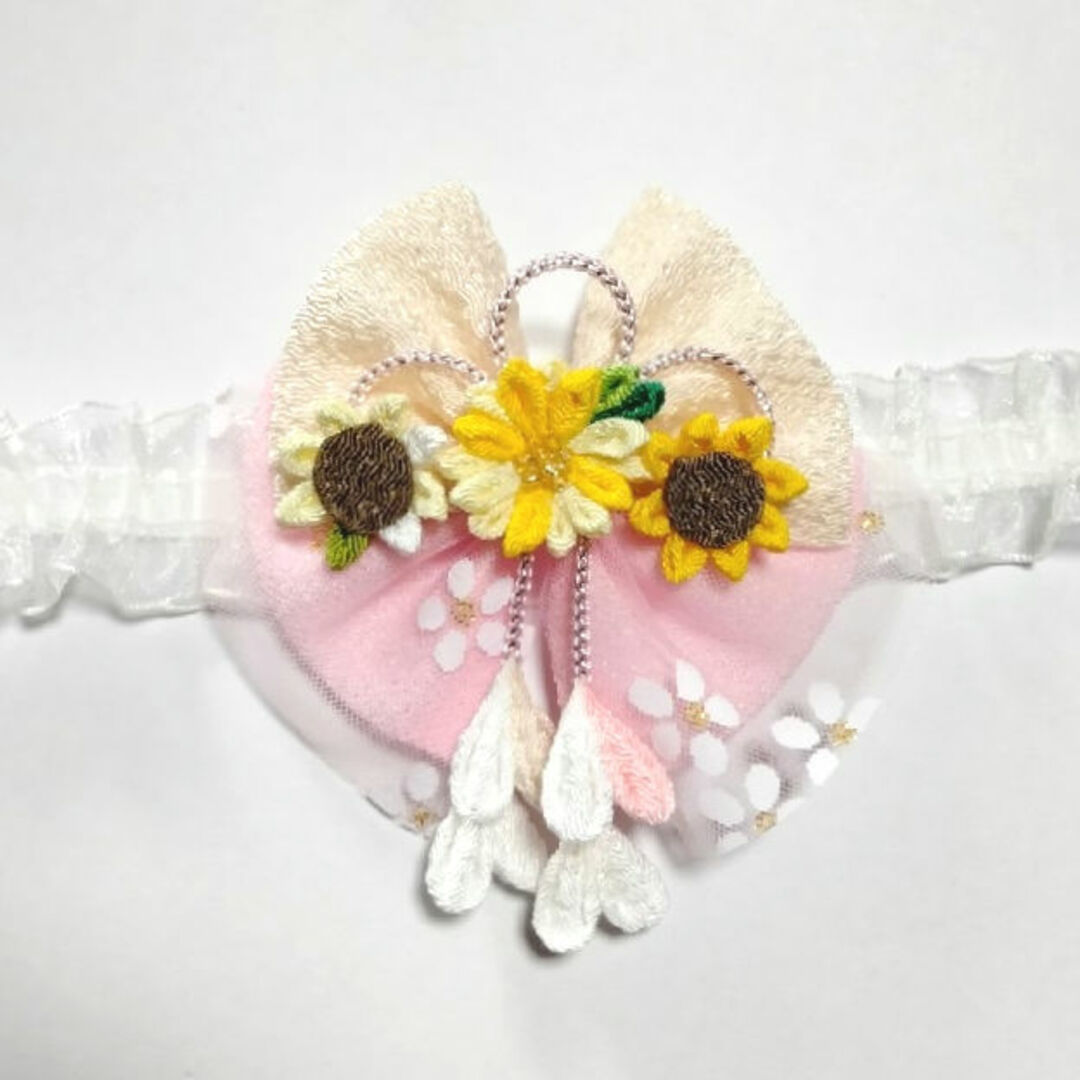 花かんむり 赤ちゃん ヘアバンド ベビーヘアバンド 花 フラワー パール 女の子 花冠 ベビー 新生児 ヘアーバンド お宮参り 月齢 フォトヘアアクセサリ