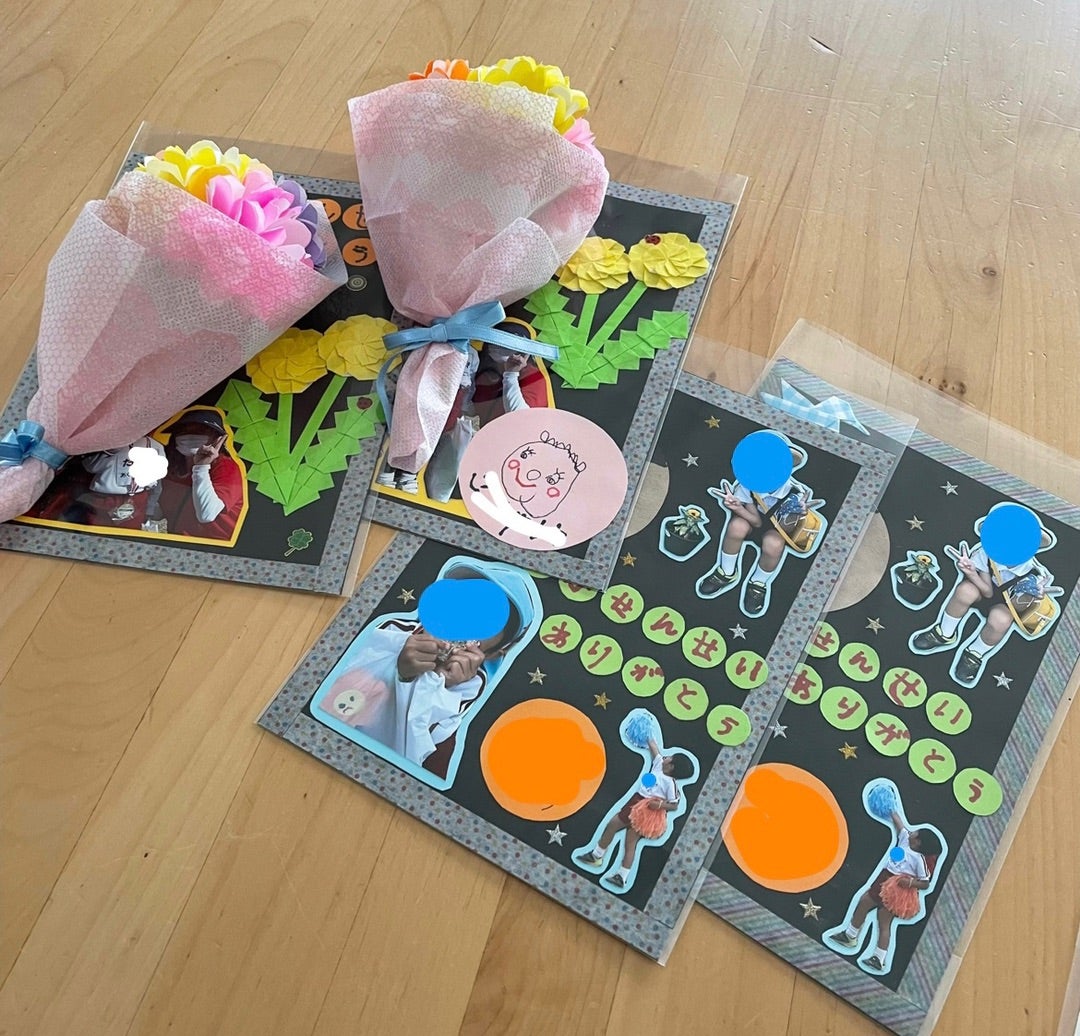 100均ファイル 卒園記念手作り♡メッセージカードファイルの作り方 DIY