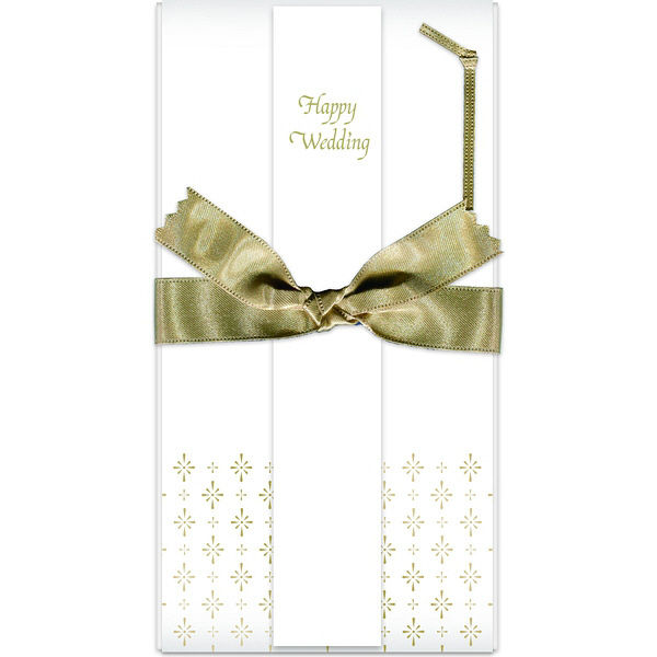 Amazonマルアイ 祝儀袋 結婚式 檀紙 赤白 10本 結び切り お祝い 寿 1枚 キ-419 ホワイト水引文房具・オフィス用品