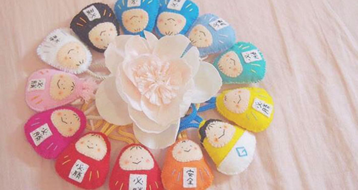 オーダー フェルトの御守り各種 フェルト手作り部活お守りの通販 by 🌻ラクマ