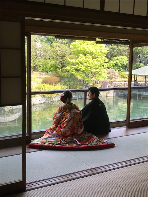 感動する紅葉の目白庭園！スタジオAQUA 新宿店前撮り・フォトウェディング