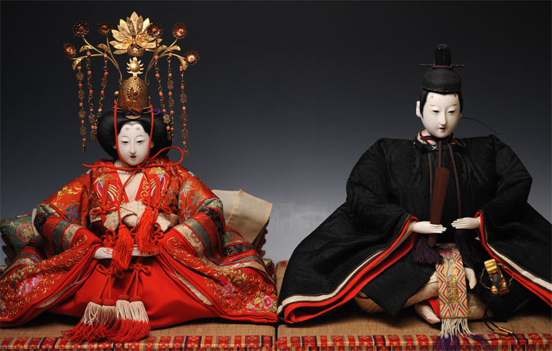 雛人形小倉草園紫桜雛 しおうびな– 人形の鯉徳 オンラインショップ