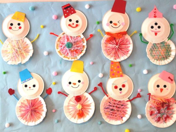 保育園 2月 壁面・製作 雪だるまアイデア5選！花紙・毛糸・折り紙など保育士のお仕事静岡